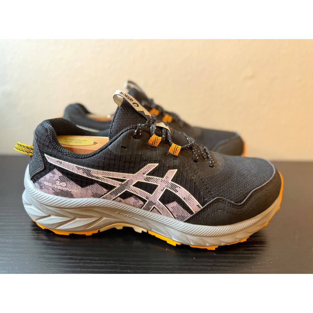 Asics Gel-Sonoma 6 Trail Running Shoes Black Marigold Orange 1012B759 Womens 8